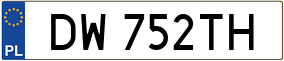 Truck License Plate